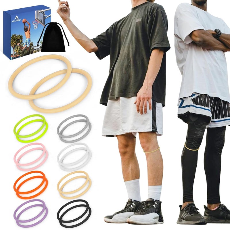 Aolabela 2PCS Patellar Tendon Knee Strap Knee Band for Knee Pain Relief Patella Band for Basketball Running Sports Breathable Patellar Tendon Support Strap - Image 1